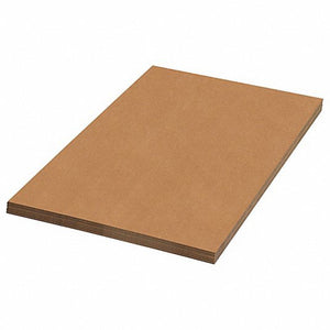 Corrugated Cardboard Sheets for Packing, Shipping, and Crafts (10 x 10 in,  25 Pack)