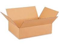 17 X 11 1/2 X 4" Corrugated Box SOLD IN BUNDLES #25