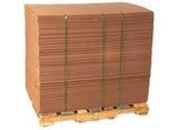 38 X 38" 200 lb Corrugated Pads Stacks of 100