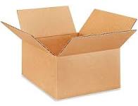 8 x 8 x 4" Corrugated Box SOLD IN BUNDLES #25